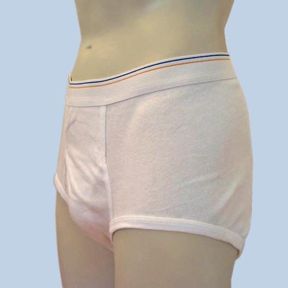 FRUIT of the Loom Briefs Gold Blue Band Tighty Whities Vintage Lot 3 PR Vintage - Picture 6 of 11